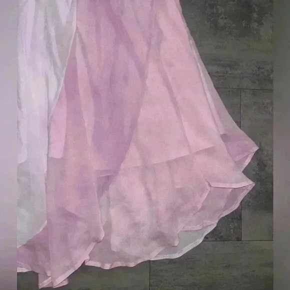 NEW Polo Ralph Lauren Silk Pastel Tie Dye Midi Skirt Size 0 - Picture 4 of 9